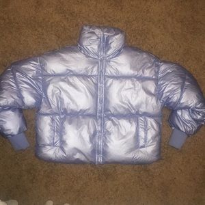 Metallic Puffy Jacket